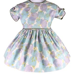 Vintage floral girl’s dress 3/4